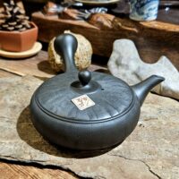 Tokoname lapos kő kyusu kanna | Shiryu műhely - 200ml