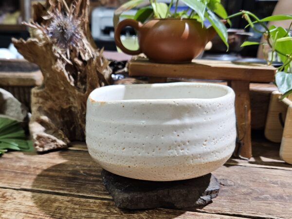 Minoyaki shino mázas chawan, Mino kerámia, Japán - Image 2