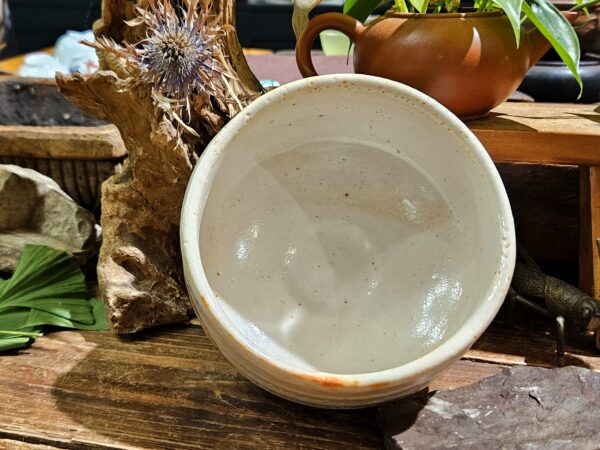 Minoyaki shino mázas chawan, Mino kerámia, Japán - Image 6