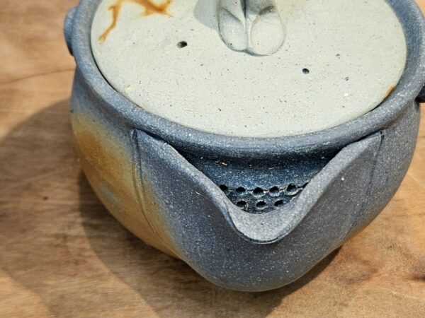 Bizen houhin 200ml - japán fatüzes kerámia, Uchida Kazuhiko - Image 4