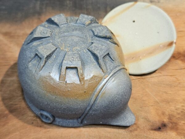 Bizen houhin 200ml - japán fatüzes kerámia, Uchida Kazuhiko - Image 3
